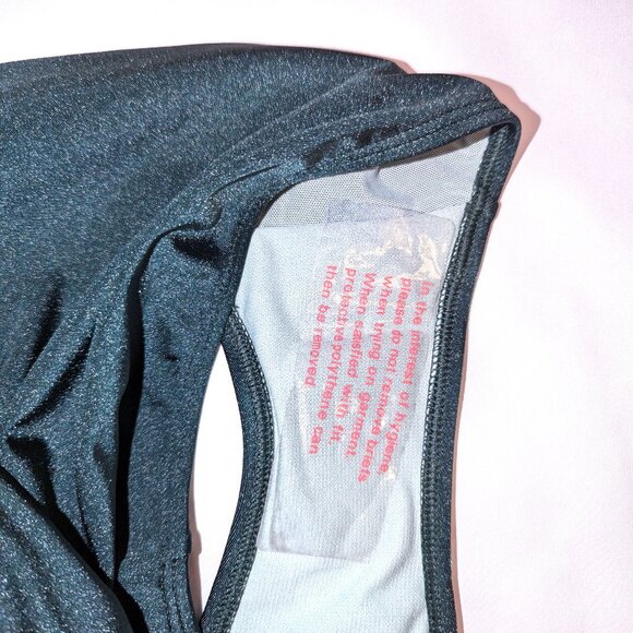 NWOT Boden | LONG Levanzo Halter One Piece Swimsuit Forest Green | Size 6L - Picture 8 of 11